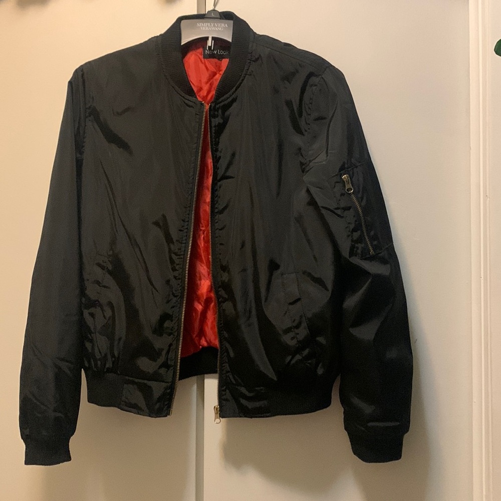 New Look black bomber jacket